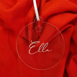 Acrylic Ornament - Personalised Bauble