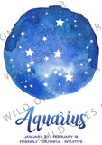 Zodiac Wall Print