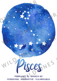 Zodiac Wall Print