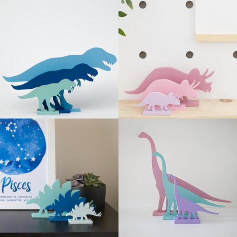 Dinosaur Shelfie Sets