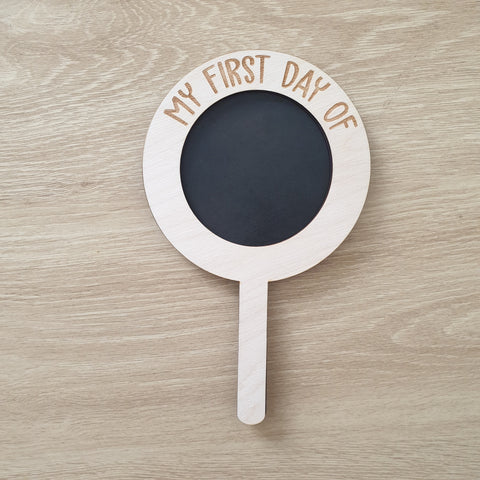 Back to School Paddle Photo Prop