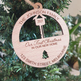 First Christmas Bauble