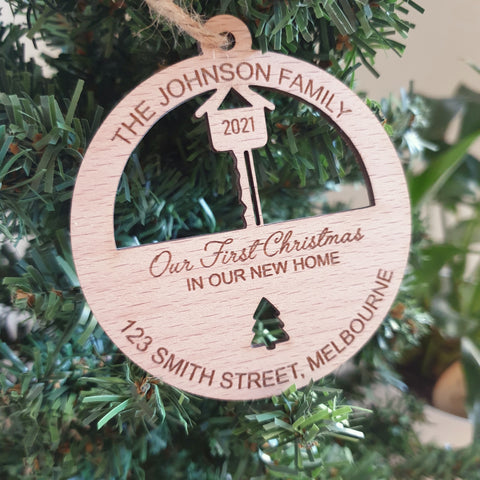 First Christmas Bauble