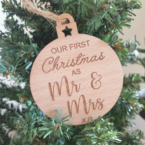 First Christmas Bauble