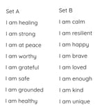 Intention & Affirmation Discs